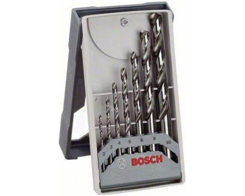 Набор сверл по металлу BOSCH Mini X-Line (7шт) HSS-G, 135° 2608589295