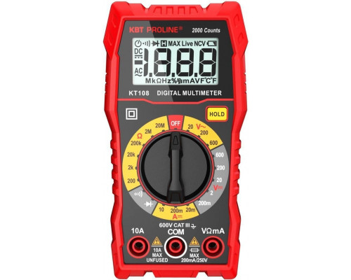 Мультиметр цифровой КВТ KT 108 PROLINE 86324