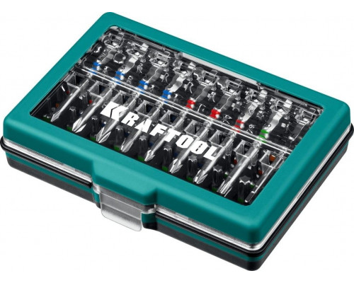 Набор бит KRAFTOOL C-Drive 71 многофункциональные, cr-mo, 71 пред. 26067-H71