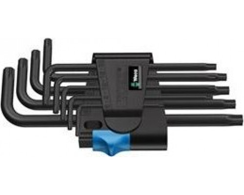 Набор ключей TORX WERA 967 L/9 HF CLIP 9 предметов (WE-024244)