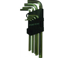 Набор ключей шестигранных Biber 90504 CrV 1.5-10мм 9шт. тов-085697