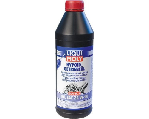 Масло трансмиссионное LIQUI MOLY 75W 90 Hypoid-Getriebeoil TDL GL-4/GL-5 1 л 3945/1407 3945/1407