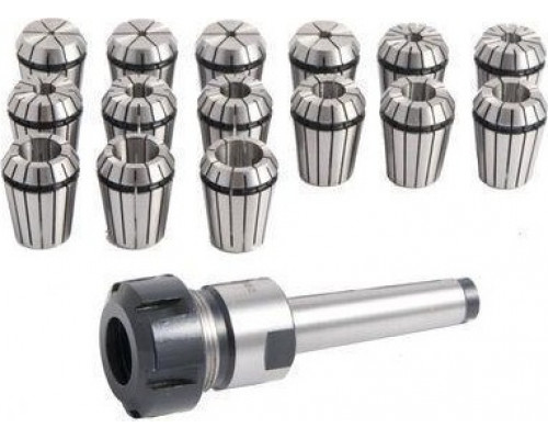 Патрон цанговый OPTIMUM MK2/M10/ER25 с комплектом цанг 15 шт.1 - 16 мм [3352052]