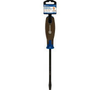 Отвертка шлицевая Кобальт 912-045 polywood sl 8,0х150 мм cr-v, древесно-полимерная р