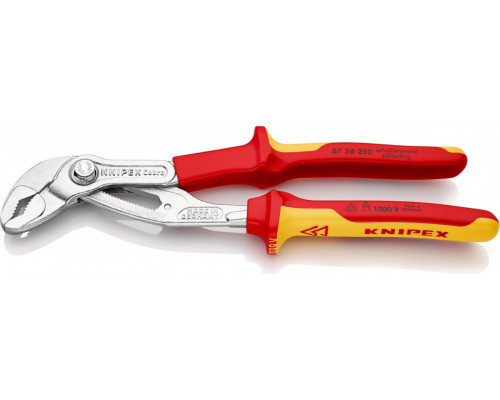 Клещи переставные диэлектрические KNIPEX COBRA 250 мм 8726250SB