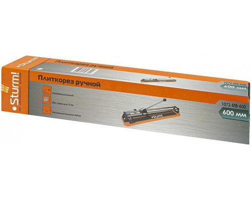Плиткорез Sturm 1072-MB-600 реглировка угла реза 0-60' 600 мм