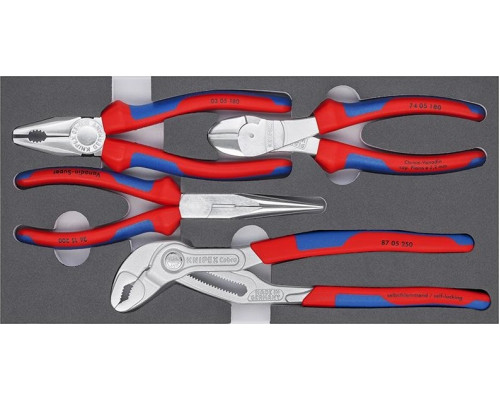 Набор инструментов в лотке KNIPEX 002001V17, 4 предмета