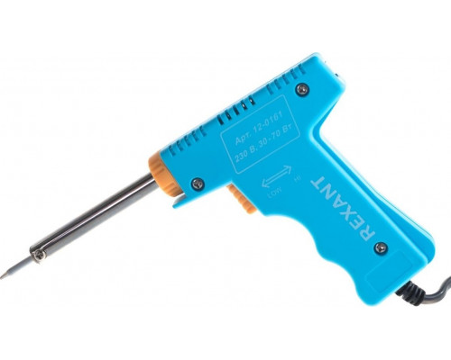Паяльник REXANT П0161 двухрежимный, серия мастер, 30/70вт, 230в, блистер 12-0161