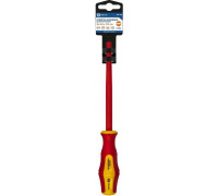 Отвертка диэлектрическая шлицевая Кобальт 646-478 ultra grip sl 8,0х175 мм cr-v, двухкомпонентная ру