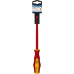 Отвертка диэлектрическая шлицевая Кобальт 646-478 ultra grip sl 8,0х175 мм cr-v, двухкомпонентная ру