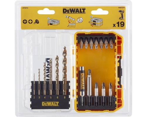 Набор бит и насадок DeWALT DT70711-QZ 19 шт
