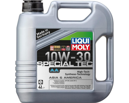 Масло моторное LIQUI MOLY SAE10W30 Special Tec AA Benzin 4 л 21337 21337