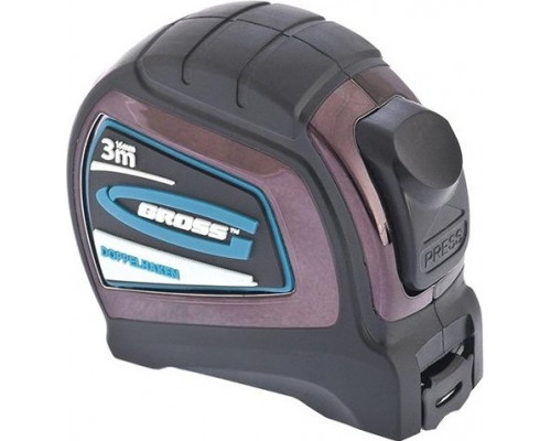Рулетка GROSS Doppelhaken 3.0 м 31122