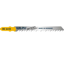Пилки по дереву WILPU HC 14 D (прямой, чистый рез) 5шт/уп 217200005
