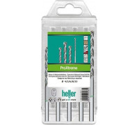 Набор сверл по бетону HELLER и натуральному камню proxtreme, ø 4/5/6/8/10 (5 пр.) TD28264