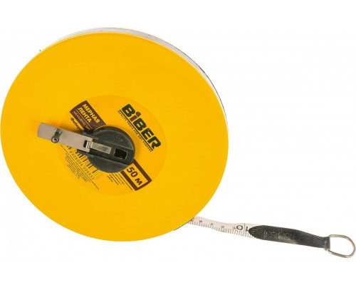 Мерная лента Biber 40 215 фиберглассовая 50 м тов-049314