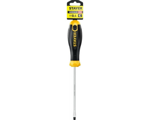 Отвертка шлицевая STAYER Hercules SL4x100 2509-04-10