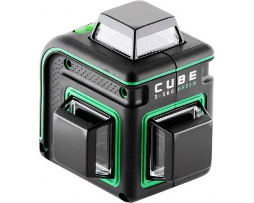 Лазерный уровень ADA CUBE 3-360 GREEN BASIC EDITION А00560
