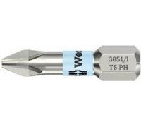 Бита для заворачивания, нержавеющая сталь WERA 3851/1 TS PH1, 25 мм WE-071010 WE-071010