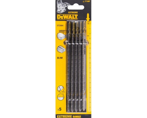 Пилки по сэндвич-панелям DeWALT BiMET T71BF 1180х148х120 мм (5шт) DT2084-QZ DT2084-QZ