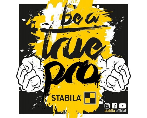 Набор уровней STABILA тип 80AS (30, 60, 100 см + брелок) TruePro Edition в сумке 19582