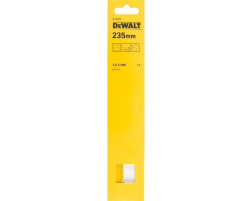 Полотно для сабельных пил DeWALT TCT 235 мм DT2335-QZ Recip CARBIDE GRIT DT2335-QZ