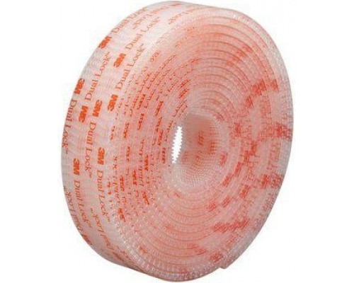 Застежка 3M Dual Lock™ SJ356B прозрачная; 25 мм х 2.5 м 4687202299980