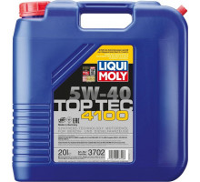 Масло моторное LIQUI MOLY SAE 5W40 Top Tec 4100 20 л 3702 3702