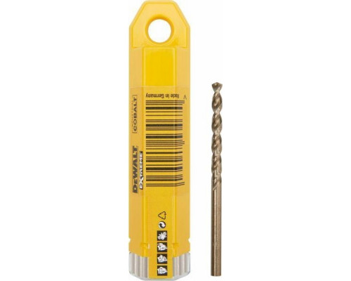 Сверло по металлу DeWALT 4 x 43 / 75 мм HSS-CO Extreme кобальтовое DT4924-QZ (10шт) DT4924-QZ