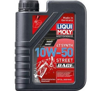 Масло для мотоциклов LIQUI MOLY SAE 10W50 Motorbike 4T Synth Street Race 1 л 3982/1502 синтетическое 3982
