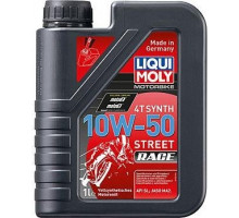 Масло для мотоциклов LIQUI MOLY SAE 10W50 Motorbike 4T Synth Street Race 1 л 3982/1502 синтетическое 3982