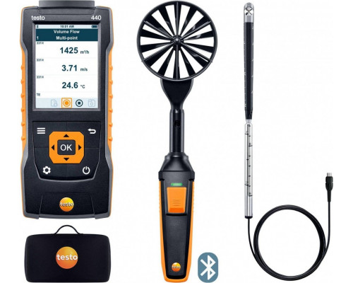 Комплект для вентиляции № 2 с Bluetooth Testo 440 (0563 4407)