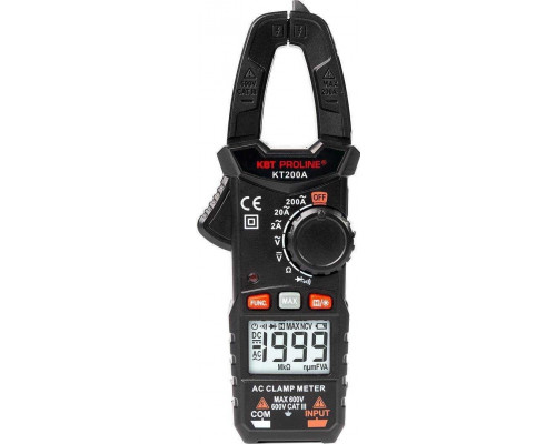 Клещи токоизмерительные КВТ КТ 200А ProLine цифровые 79129