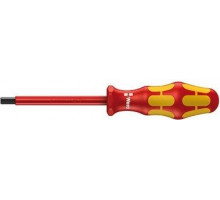 Отвертка диэлектрическая WERA Kraftform Plus 100 VDE 1000 V 164i 4.0 x 80 мм WE-004660 WE-004660