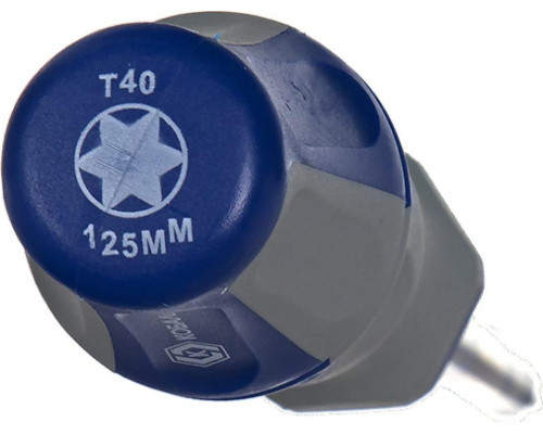 Отвертка TX Кобальт 910-096 ultra griptamper-40х125 мм cr-v, двухкомпонентная