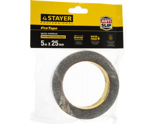 Клейкая противоскользящая лента STAYER PROFESSIONAL 25 мм х 5 м 12270-25-05