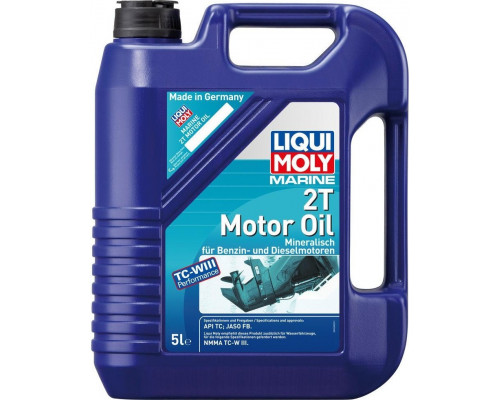 Масло для 2-тактных лодочных моторов LIQUI MOLY Marine 2T Motor Oil 5 л 25020 25020