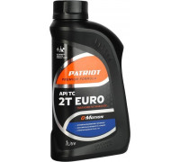 Масло для 2-тактных двигателей PATRIOT G-Motion 2Т Euro 1 л полусинтетическое 850030200