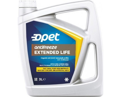 Антифриз-концентрат OPET Extended Life Antifreeze 3 л 601216664