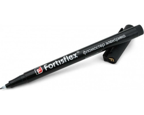 Маркер FORTISFLEX ФМ-0.75 фломастер электрика черный 83406