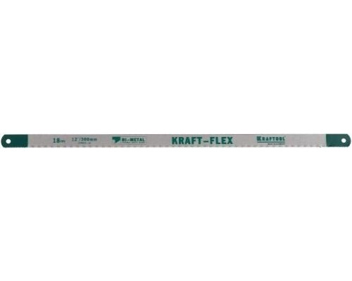 Полотно для пил по металлу KRAFTOOL Alligator-18 bi-metal, 18 TPI, 300 мм, 10 шт