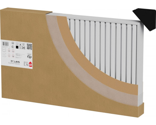 Радиатор отопления ROYAL THERMO Shift Q30 VC2030-26 секц. RAL9016 дизайнерский НС-1631282