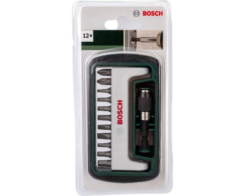 Набор бит BOSCH PH/PZ/TORX/SL/HEX Extra Hard 12шт 12 xh 2608255995