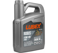 Масло моторное Lubex ROBUS PRO 15W40 4 л. минеральное L019-0773-0404