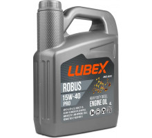 Масло моторное Lubex ROBUS PRO 15W40 4 л. минеральное L019-0773-0404