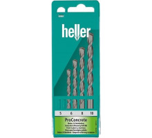 Набор сверл по бетону HELLER proconcrete (5,6,8,10 мм) (4 пр.) TD16873