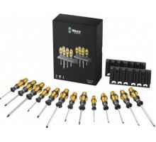 Набор отверток WERA 05133285001 big pack 900 силовых с двумя подставками, 13 пр. WE-133285