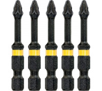 Бита для заворачивания ударная DeWALT РZ3х50 мм (5шт) IMPACT TORSION DT7392T DT7392T-QZ