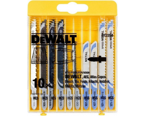 Набор пилок DeWALT DT2294 10 шт