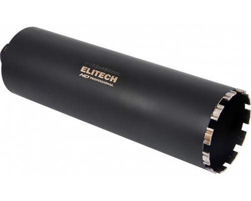 Алмазная коронка для мокрого сверления ELITECH 1110.012100 HD с охлаждением, 122х450, 1 1/4